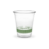 Průhledný PLA kelímek s logem, 300 ml, Ø 9,6 cm, 250 ks