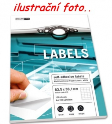 Samolepící etikety Labelmax, 65 etiket, 38,1 x 21,2 mm