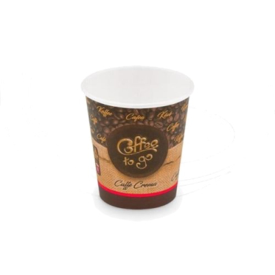 Papírový kelímek "Coffee to go" 0,2 l (průměr 73 mm), 50 ks