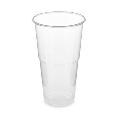 Kelímek průhledný 0,5 l (PLA) EKO (Ø 95 mm), 50 ks