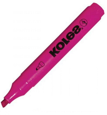 Zvýrazňovač Kores High Liner Plus - Růžový