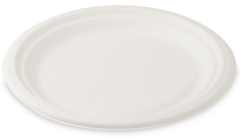 Talíř kulatý EKO cukrová třtina Ø 22 cm, 50 ks