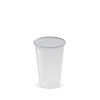 Kelímek průhledný PP 0,2 l Ø70 mm, 100 ks