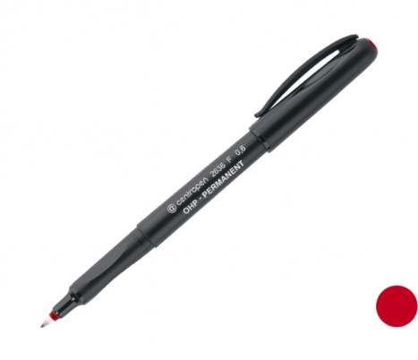 Popisovač CENTROPEN 2636 F červený