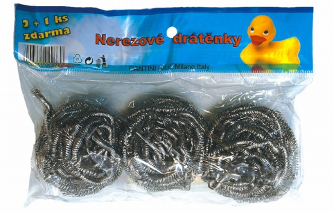 Drátěnka nerezová 2 + 1 zdarma