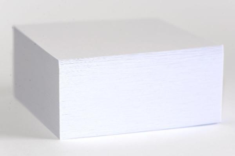Bloček volný D.RECT bílá 85 x 85 x 40 mm